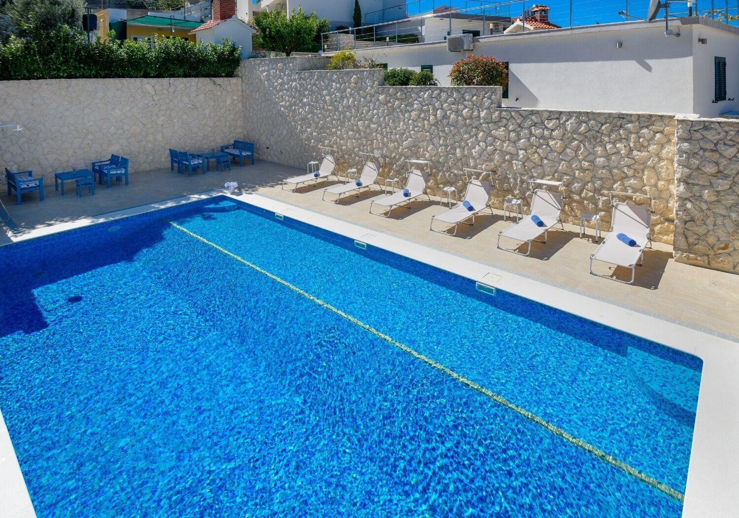 Apartments Bisernica-With Pool Razanj Bagian luar foto